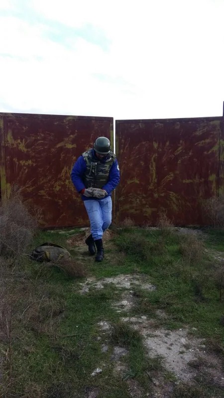 Sumqayıtda top mərmisi tapılıb