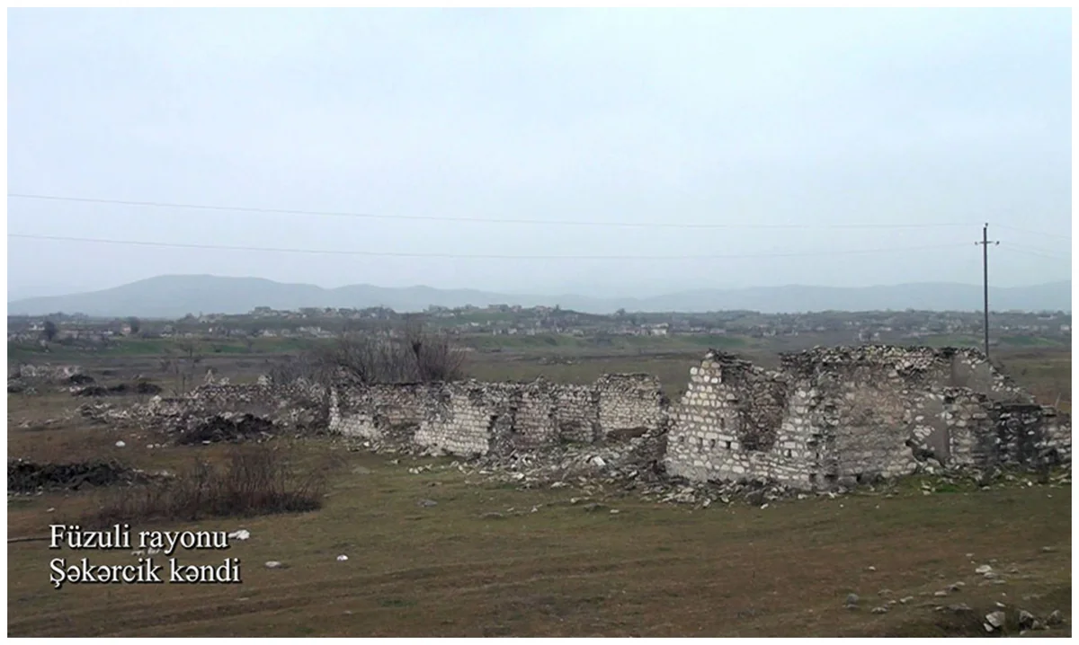 Füzulinin Şəkərcik kəndindən görüntülər