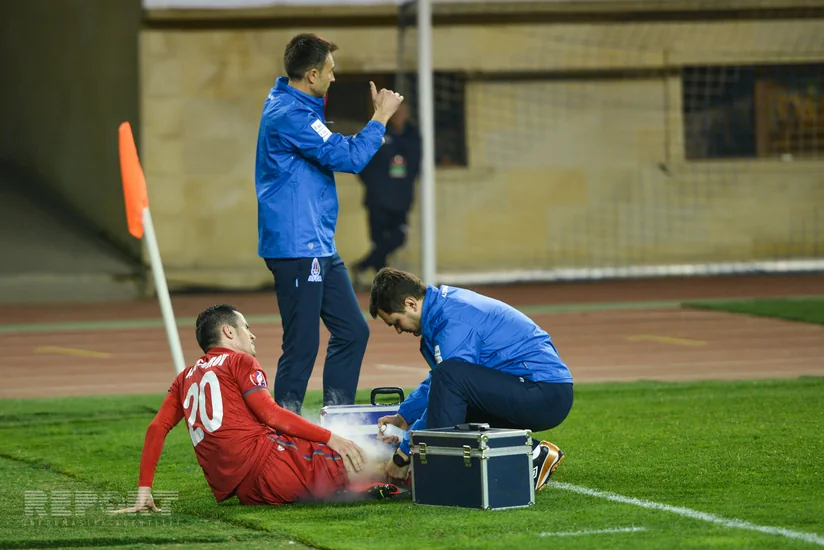 Malta ilə oyunda zədələnən Azərbaycan yığmasının futbolçusu uzun müddətə sıradan çıxıb