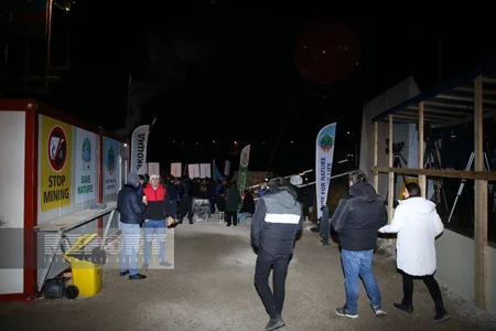 На дороге Ханкенди-Лачын продолжается акция протеста