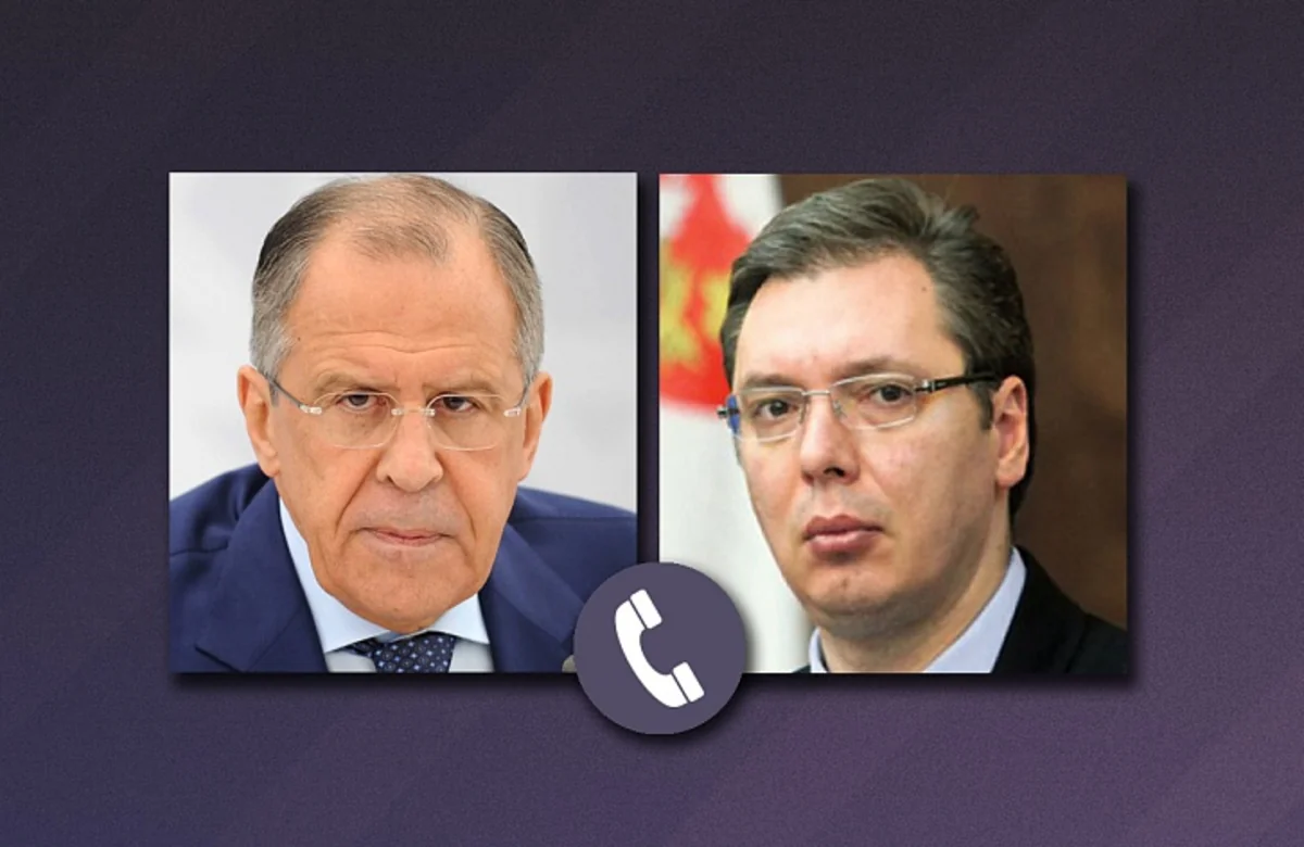 Вучич и Лавров обсудили террор косовоалбанских властей в отношении краевых сербов