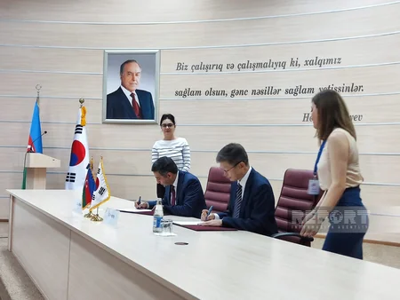 S.Korea donates medical equipment to Azerbaijan