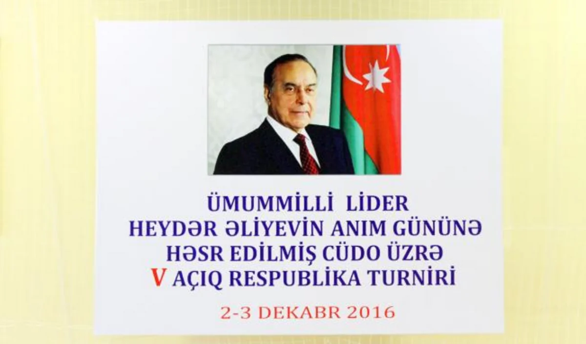 Sumqayıtda Heydər Əliyevin anım gününə həsr olunan beynəlxalq cüdo turniri keçirilir
