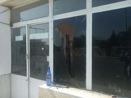 Düşmənin Tərtərdə toplarla dağıtdığı evlər