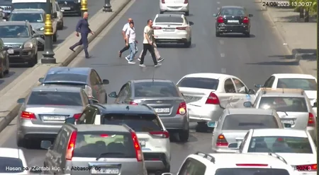 Bakıda qəza olub, yolda sıxlıq yaranıb