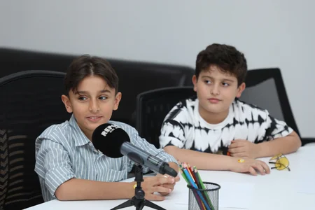 Festive atmosphere at Report News Agency on Children's Day
