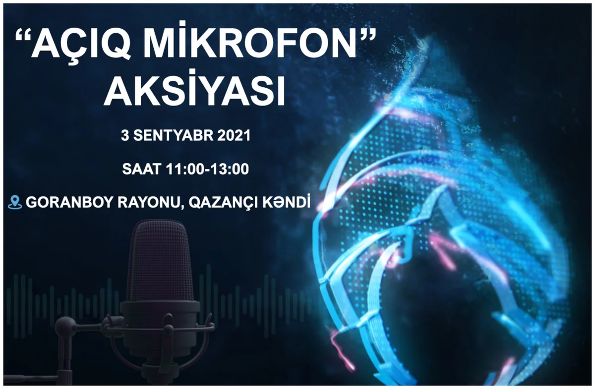 “Azəriqaz” Goranboyda “Açıq mikrofon” təşkil edəcək
