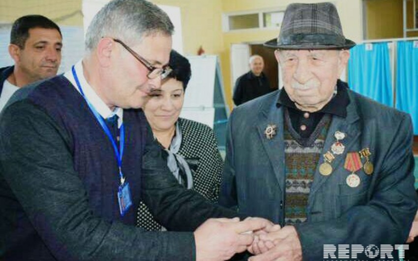 Qazaxda 100 yaşlı seçici səs verib