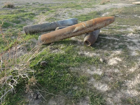 Xızıda 132 ədəd partlamamış hərbi sursat aşkar edilib