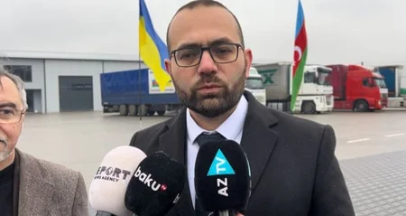 Часть гумпомощи из Азербайджана достигла Украины