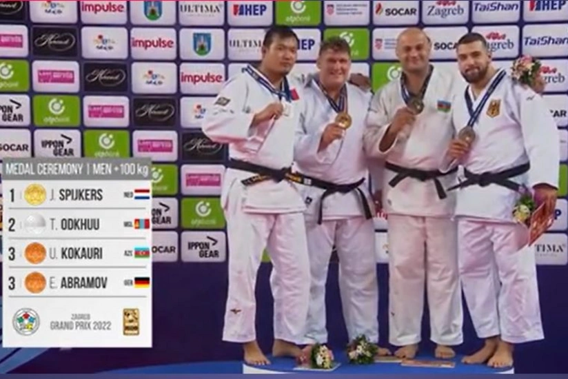 Azərbaycan cüdo yığması Qran Pridə 3 medalla 3-cü yeri tutub