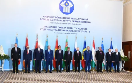 Prezident İlham Əliyev Aşqabadda MDB Dövlət Başçıları Şurasının iclasında çıxış edib - YENİLƏNİB-3 - FOTO