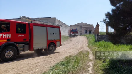 FHN Şirvanda yanğın-taktiki təlimi keçirib