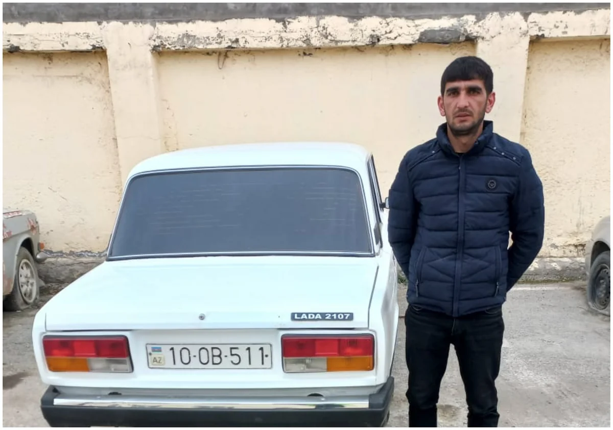 Kürdəmirdə narkotikin təsiri altında avtomobil idarə edən sürücü həbs olunub