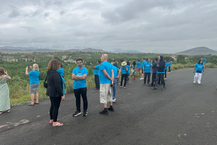 В Карабах и Восточный Зангезур прибыла группа международных путешественников