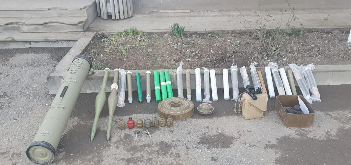 Xocavənddə düşmənin atıb qaçdığı silah-sursat aşkarlandı