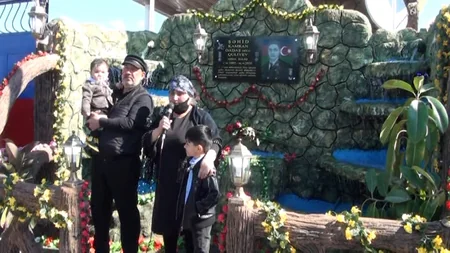 Salyanda şəhid bulağının açılışı olub