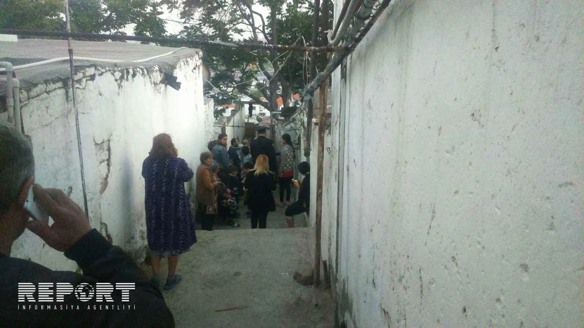 Bayıl qəsəbəsində yenidən sürüşmə olub - FOTO