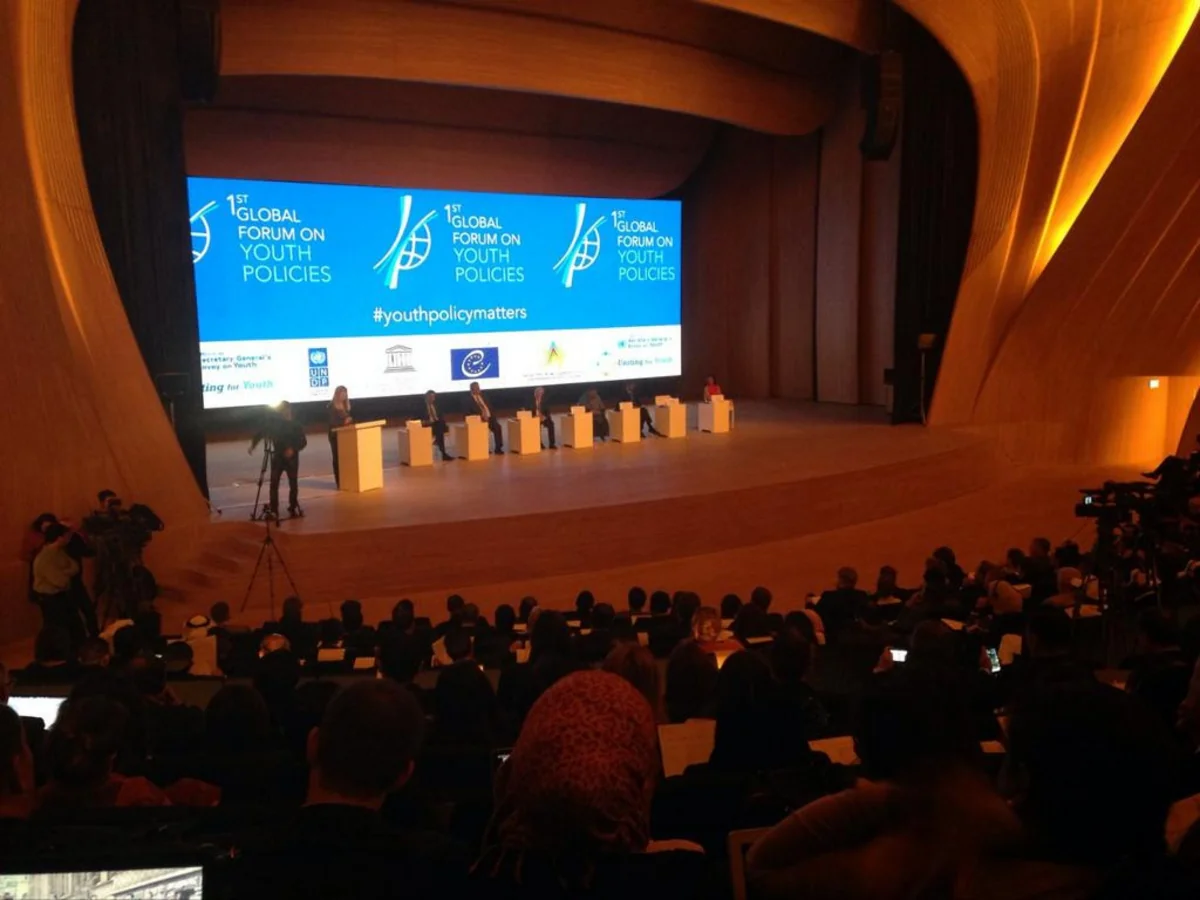 Bakıda Gənclər siyasəti üzrə Birinci Qlobal Forum açılıb