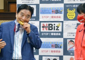 Şəhər merinin dişlədiyi olimpiya medalı dəyişdiriləcək