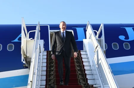 Prezident İlham Əliyev Rusiyada işgüzar səfərdədir