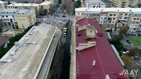 Bakının Fərid Ələkbərov küçəsinin bir hissəsi təmir edilib