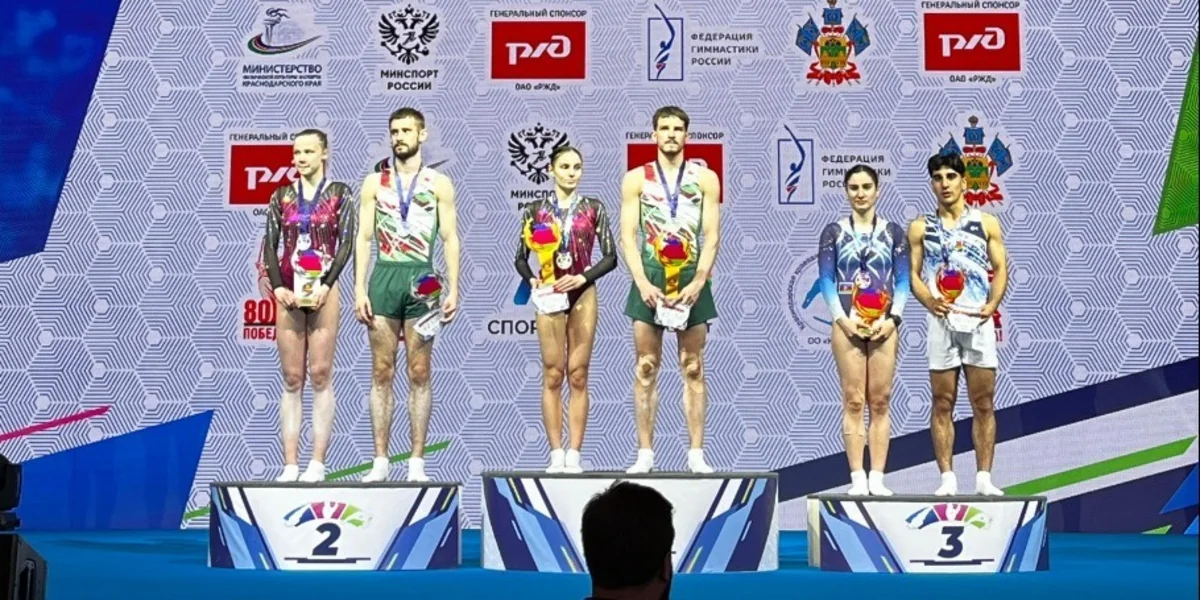Azərbaycan gimnastları Krasnodarda iki medal qazanıblar