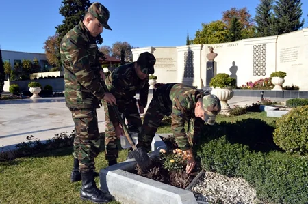 ​Silahlı Qüvvələrdə ağacəkmə aksiyasına start verilib