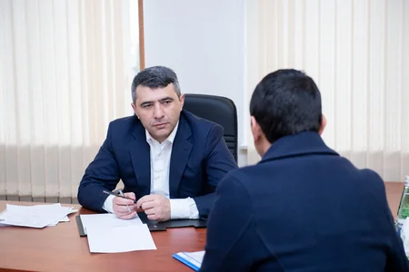 İnam Kərimov Tərtərdə vətəndaşları qəbul edib
