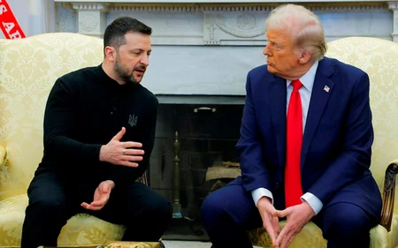 Зеленский и Трамп начали переговоры в Овальном кабинете