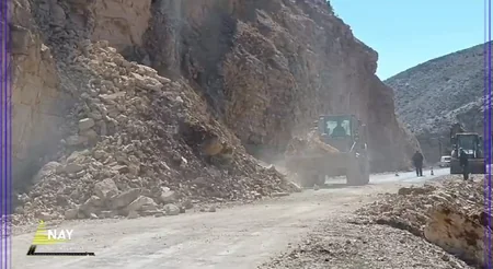 Naxçıvanda uçma təhlükəsi olan qaya parçası partladılıb
