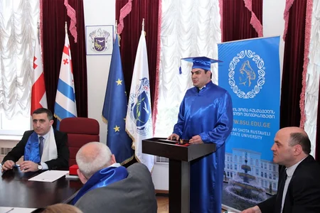 Azərbaycanlı alimə Batumi Dövlət Universitetinin fəxri doktoru diplomu verilib