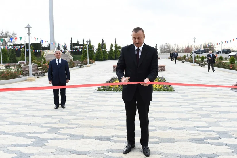 President Ilham Aliyev visits Aghjabadi district