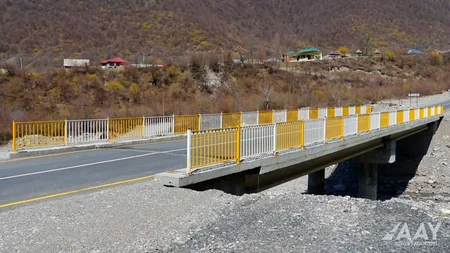 Qaxda Aşağı Malax-Qaşqaçay-Armudlu yolu yenidən qurulub
