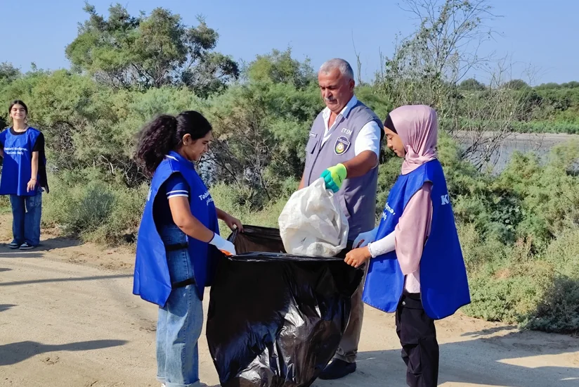 Neftçalada Kür çayı sahilində təmizlik aksiyası keçirilib