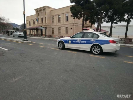 Qaxda yol qəzası olub, iki nəfər xəsarət alıb - FOTO
