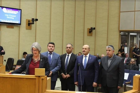 San Dieqoda Azərbaycanın nümayəndə heyətinin şərəfinə xüsusi mərasim keçirilib