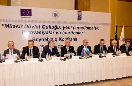 Bakıda “Müasir Dövlət Qulluğu: yeni paradiqmalar, innovasiyalar və təcrübələr” adlı beynəlxalq konfrans keçirilib