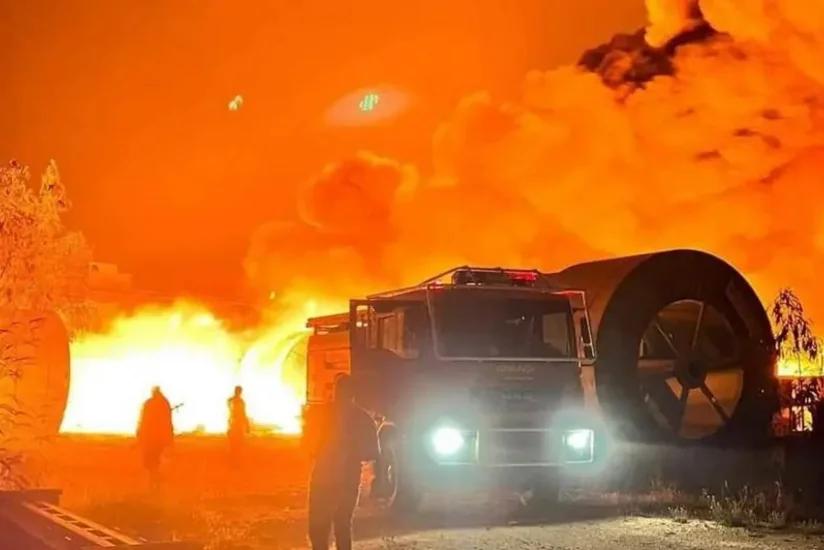 При пожаре на юге Триполи пострадали не менее семи человек