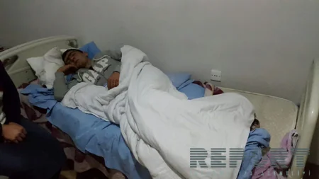 ​Qaxda gənc oğlan at arabasının altında qalıb - FOTO