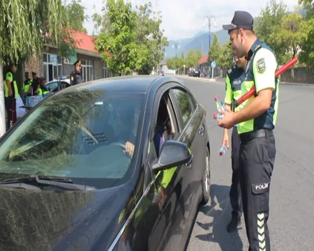 Qaxda polis sürücülərin iş və istirahət rejiminə nəzarəti gücləndirib
