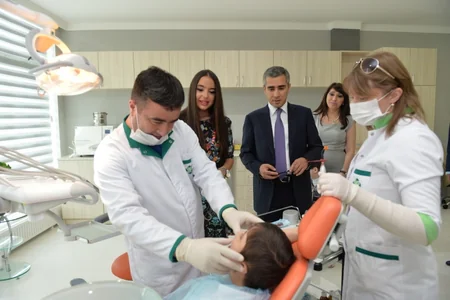 Vice-president of Heydar Aliyev Foundation visits Down Syndrome Rehabilitation Center and nursery
