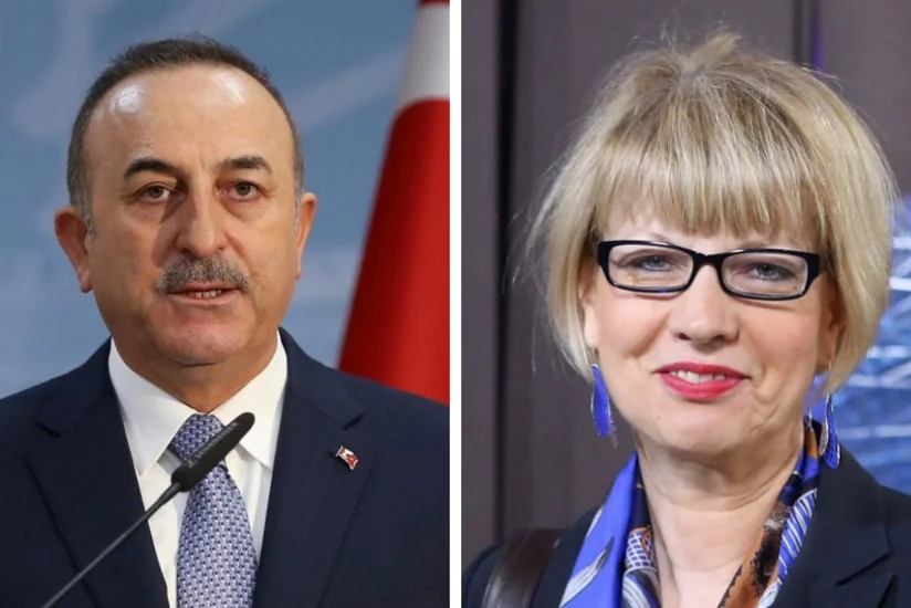 Çavuşoğlu ATƏT-in Baş katibi ilə Ukraynadakı prosesləri müzakirə edib