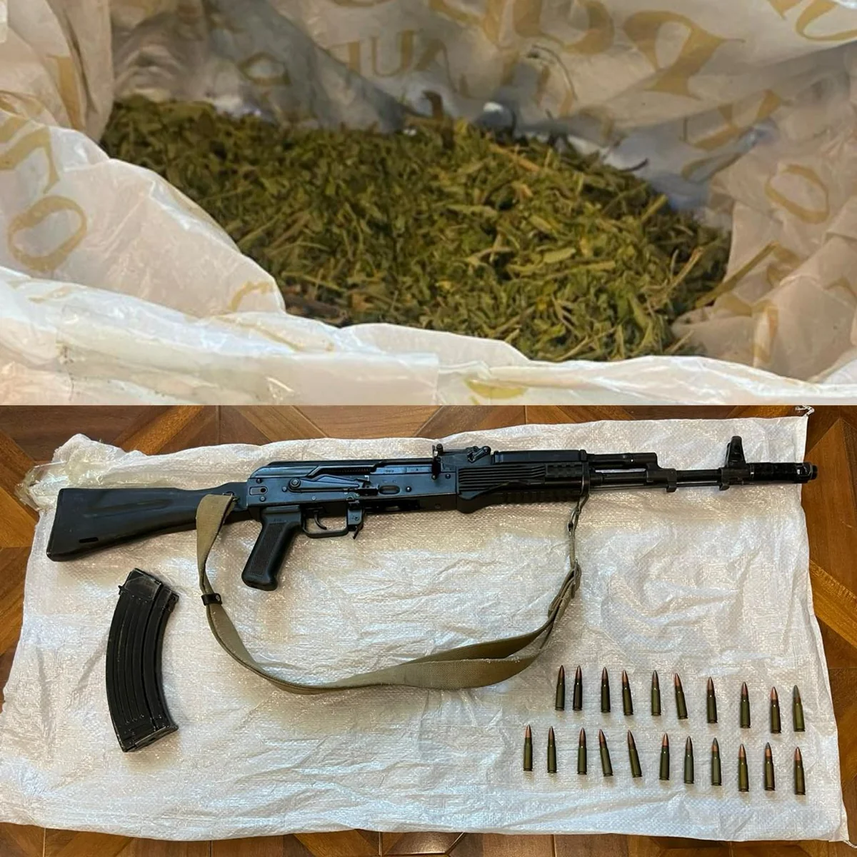 Xızı polisi silahlı şəxs və yarım kiloqrama yaxın narkotik aşkar edib