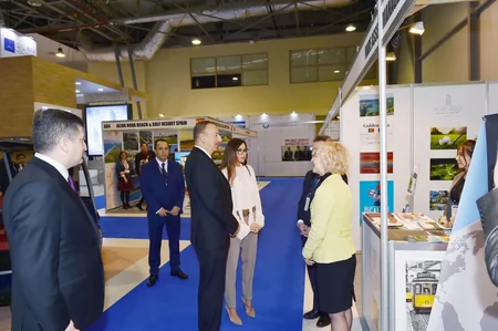 President Ilham Aliyev visits International Real Estate and Investment Exhibition