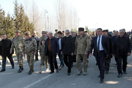 Yeni Xocavənd qəsəbəsində şəhidlərin xatirəsi yad edildi