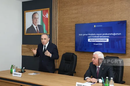 Pirallahı rayon prokurorluğunun yeni inzibati binasının açılışı olub