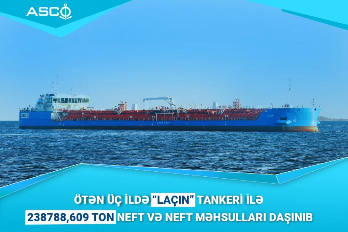 Azərbaycanın ilk milli tankeri 239 min ton neft və neft məhsulları daşıyıb