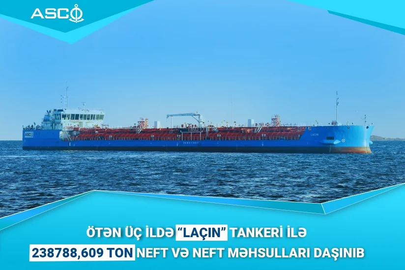Azərbaycanın ilk milli tankeri 239 min ton neft və neft məhsulları daşıyıb