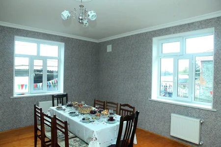 Zaqatalada Milli Qəhrəmanın ailəsi evlə təmin olunub